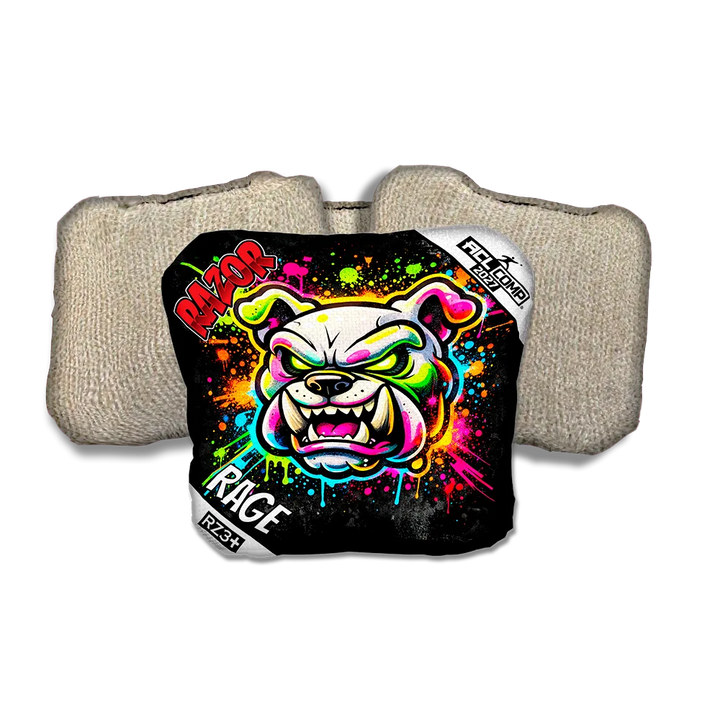 Rage COMP Bulldog SP Tan Back Cornhole Bags