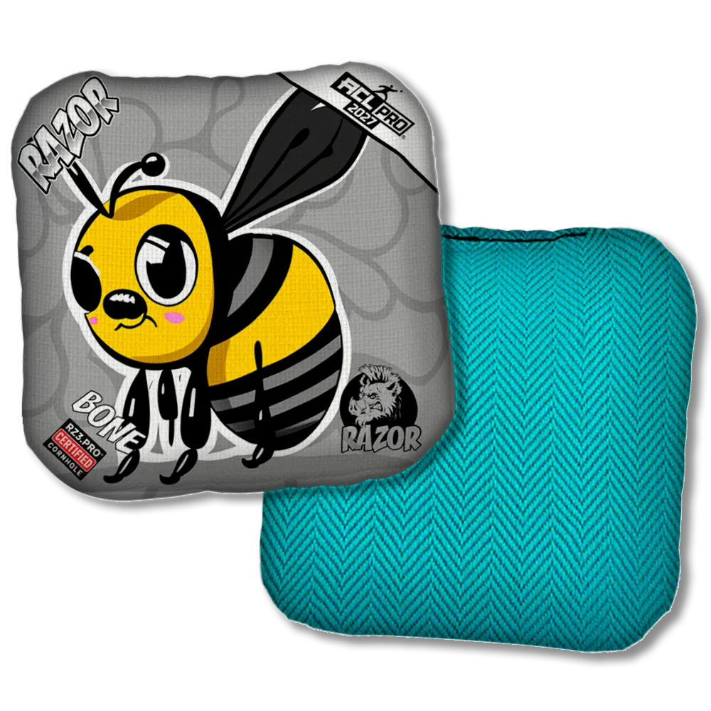 Bone PRO Buzzed Bee Teal Back Product View