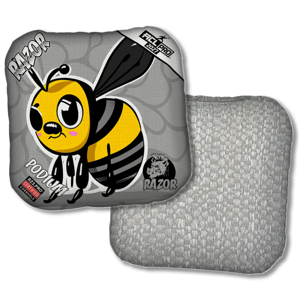 Podium PRO Buzzed Bee Silver Back Product View