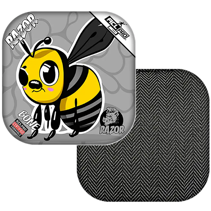 Bone | Buzzed Bee | ACL PRO Razor Cornhole Bags