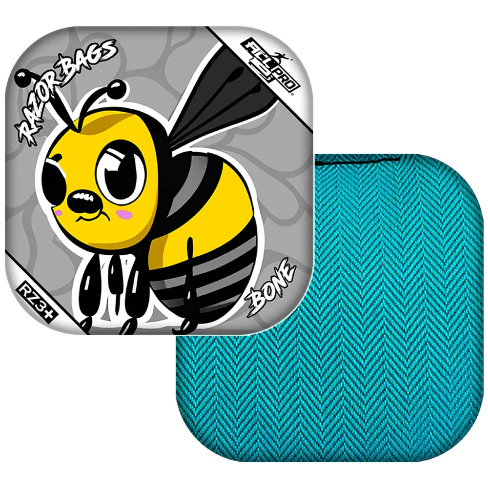 Bone | Buzzed Bee | ACL PRO Razor Cornhole Bags