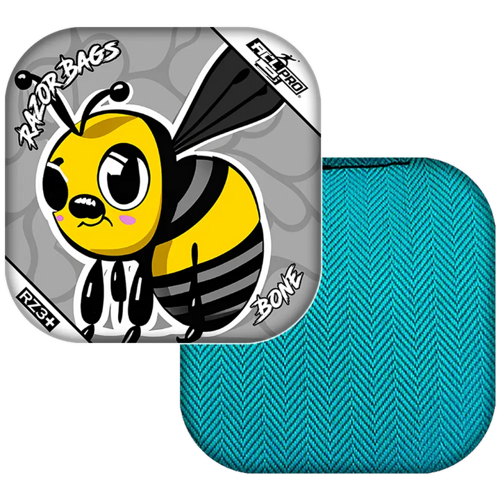 Bone | Buzzed Bee | ACL PRO Razor Cornhole Bags