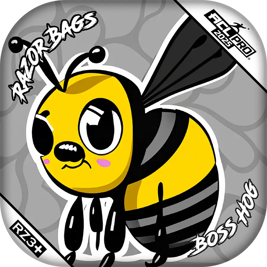 Buzzed Bee-acl-pro-boss-hog-razor-corn hole-bags-ACL