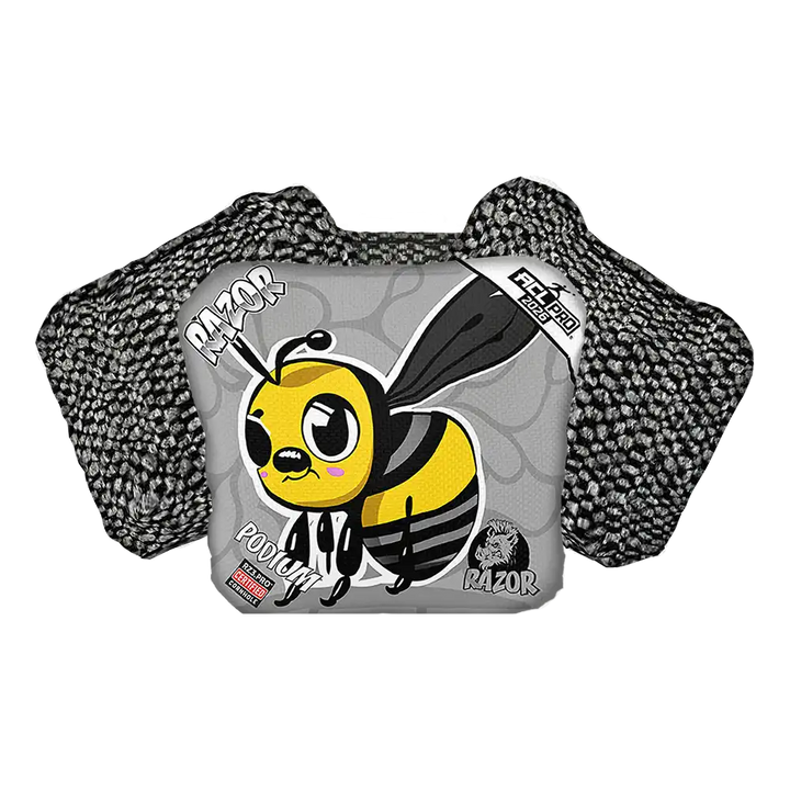 Podium | Buzzed Bee | ACL PRO Razor Cornhole Bags