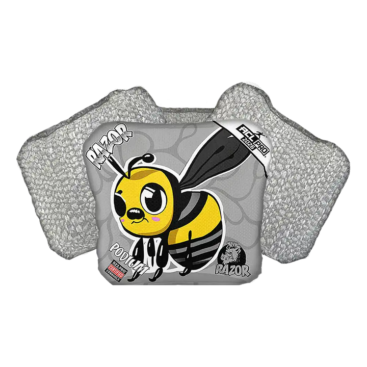 Podium | Buzzed Bee | ACL PRO Razor Cornhole Bags