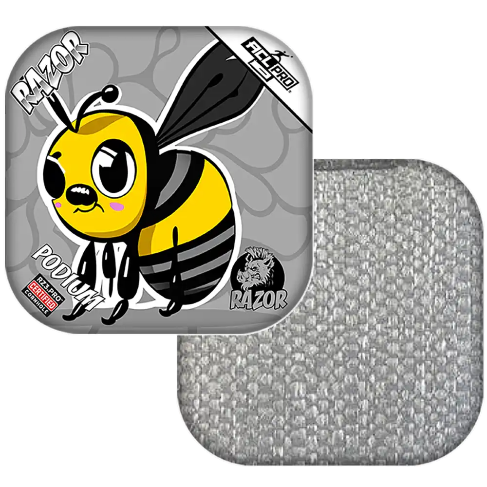 Podium | Buzzed Bee | ACL PRO Razor Cornhole Bags