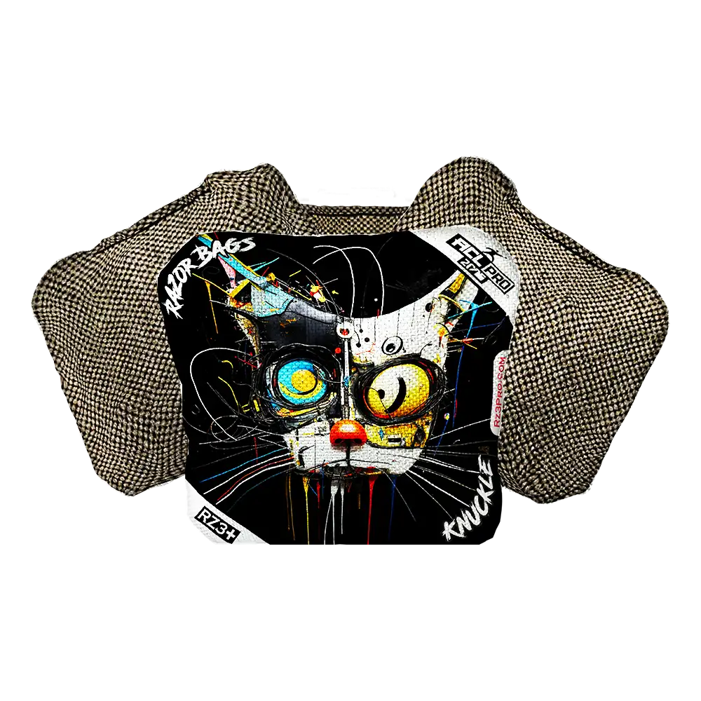 Knuckle | Cat Abstract | ACL PRO Razor Cornhole Bags