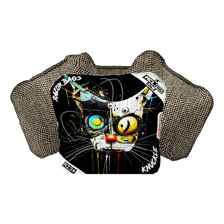 Knuckle | Cat Abstract | ACL PRO Razor Cornhole Bags