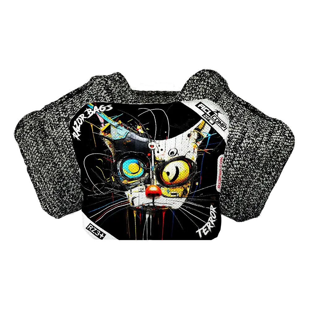 Terror | Cat Abstract | ACL COMP Razor Cornhole Bags