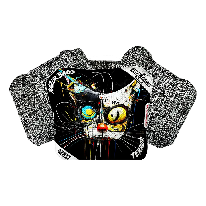 Terror | Cat Abstract | ACL COMP Razor Cornhole Bags