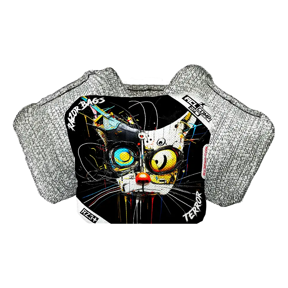 Terror | Cat Abstract | ACL COMP Razor Cornhole Bags