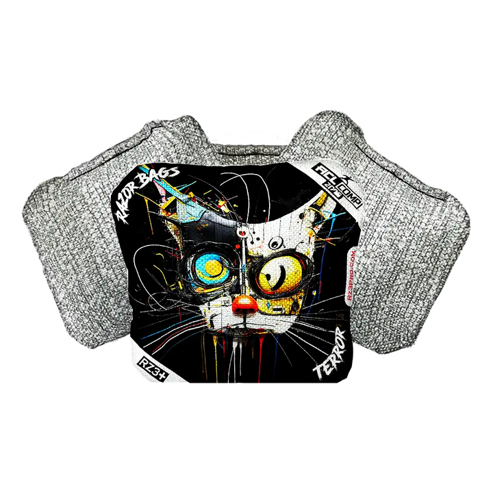 Terror | Cat Abstract | ACL COMP Razor Cornhole Bags