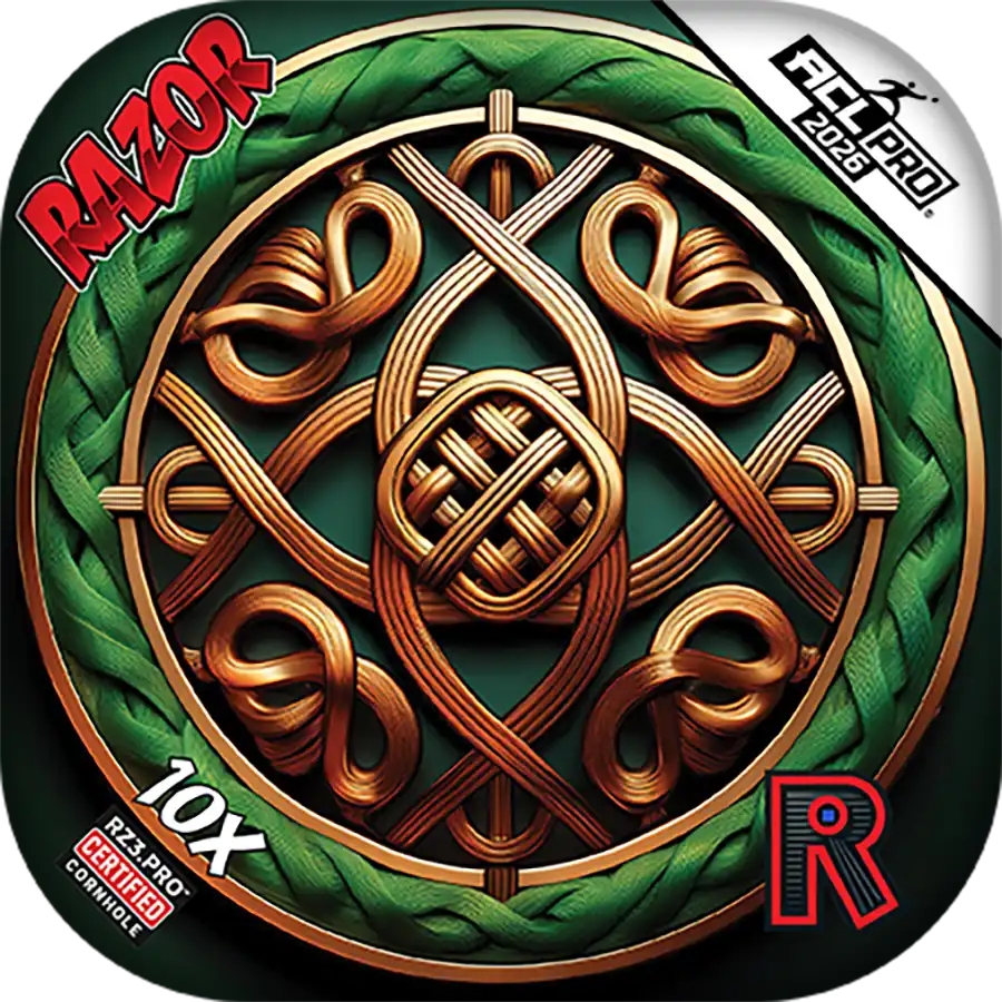 10X | Celtic Circle | ACL PRO Razor Cornhole Bags