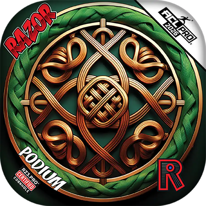Podium | Celtic Circle | ACL PRO Razor Cornhole Bags