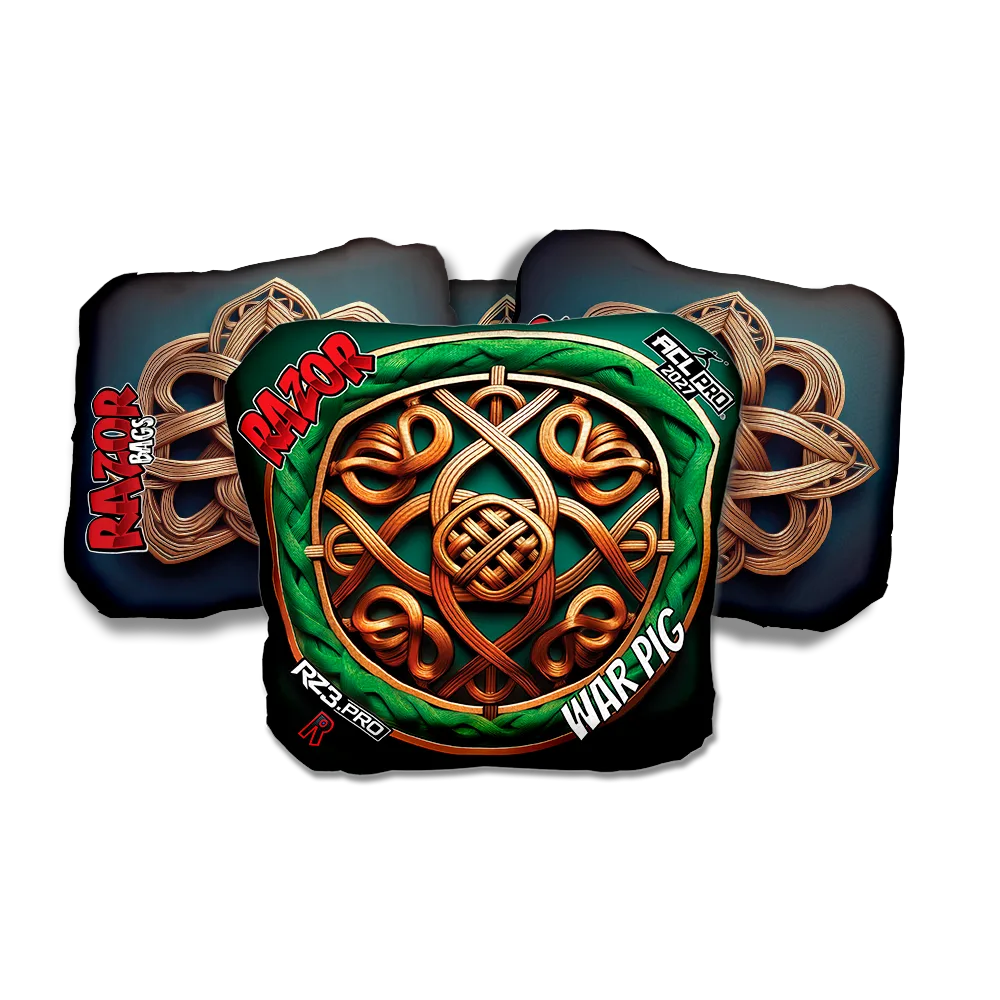 War Pig PRO Celtic Circle Cornhole Bags