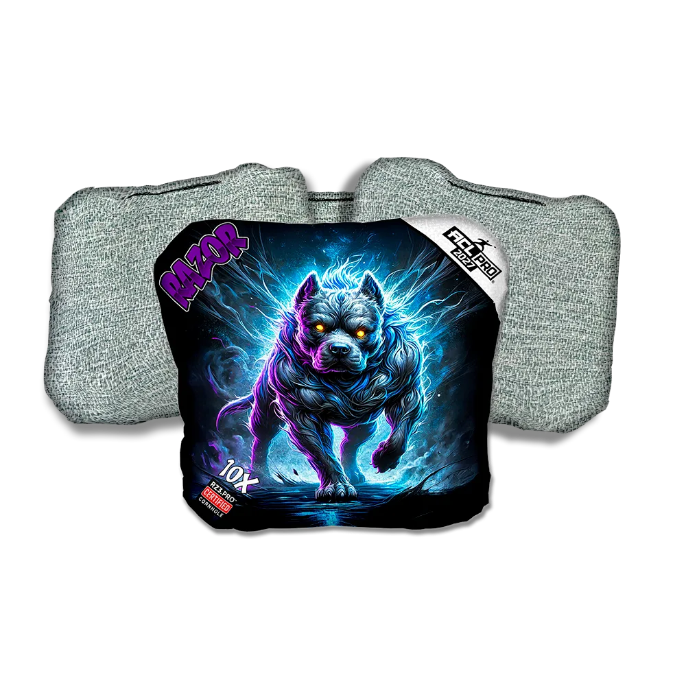 10 X PRO Chainbreaker Purple Series Light Back Cornhole Bags