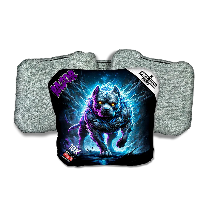 10 X PRO Chainbreaker Purple Series Light Back Cornhole Bags