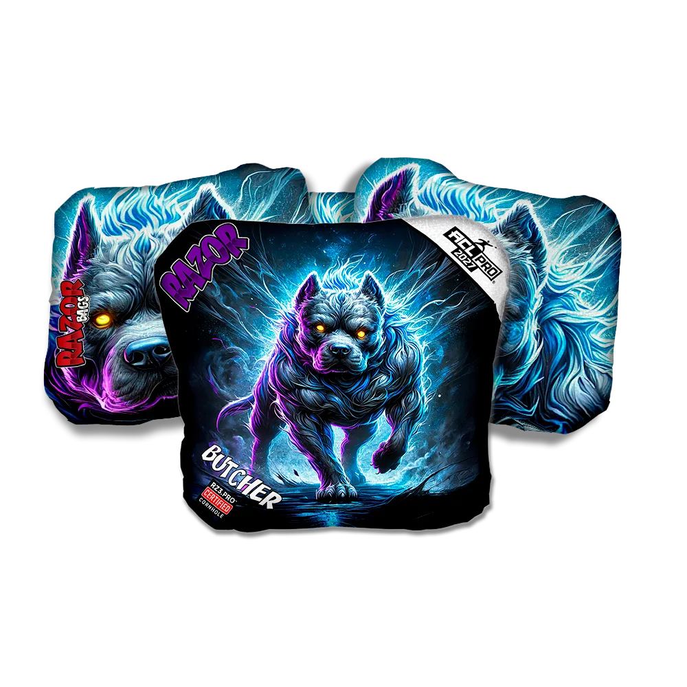Butcher PRO Chainbreaker Purple Series Cornhole Bags