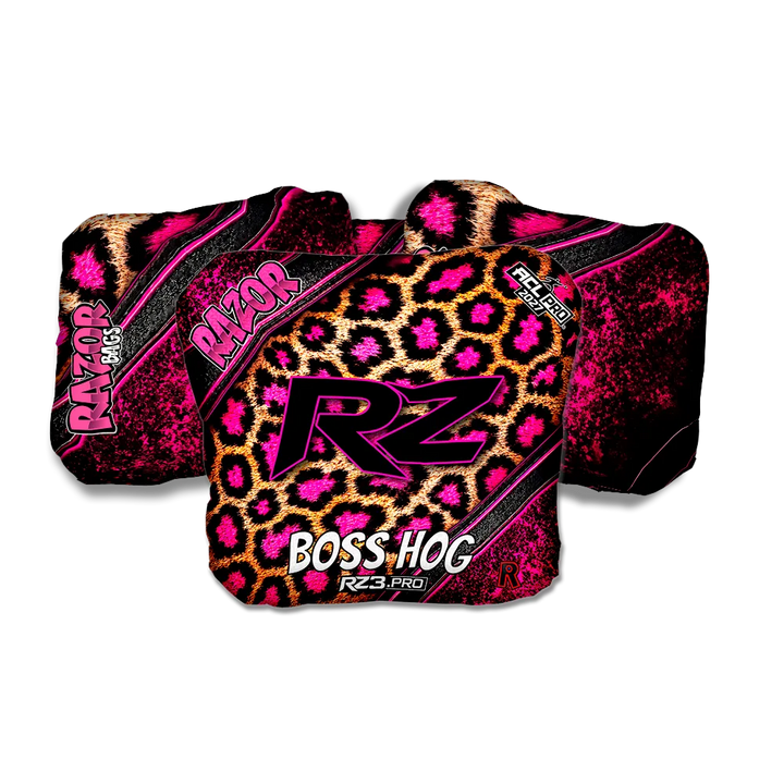 Boss Hog PRO Cheetah RZ Cornhole Bags