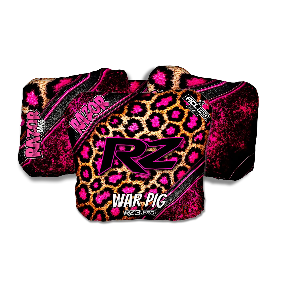 War Pig PRO Cheetah RZ Cornhole Bags