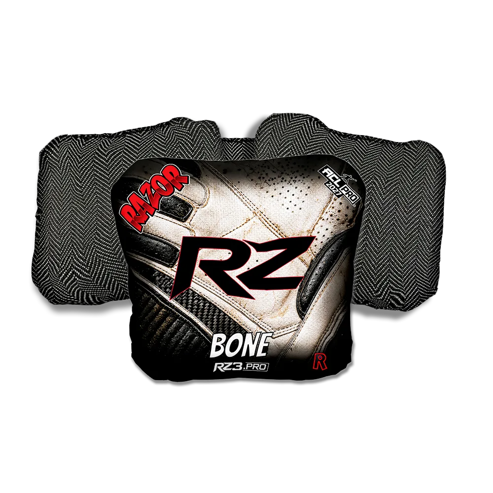Bone PRO Clutch RZ Black Back Cornhole Bags