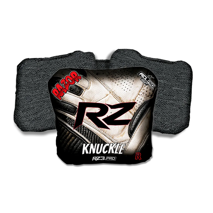 Knuckle PRO Clutch RZ Black Back Cornhole Bags
