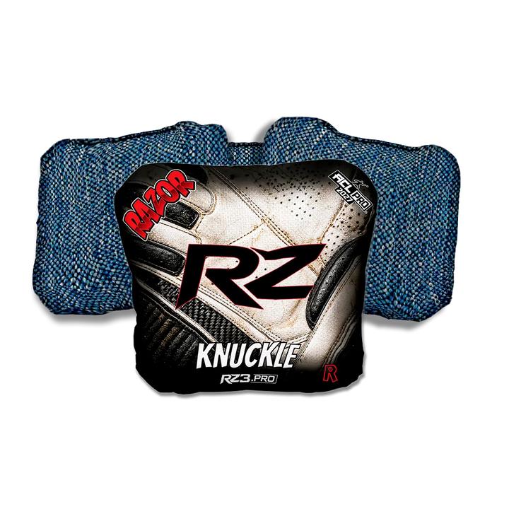 Knuckle PRO Clutch RZ Blue Back Cornhole Bags
