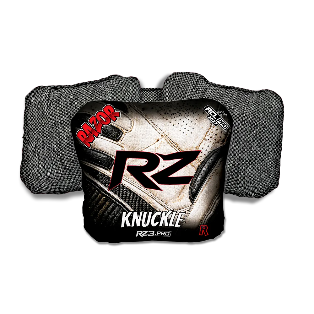 Knuckle PRO Clutch RZ Gray Back Cornhole Bags