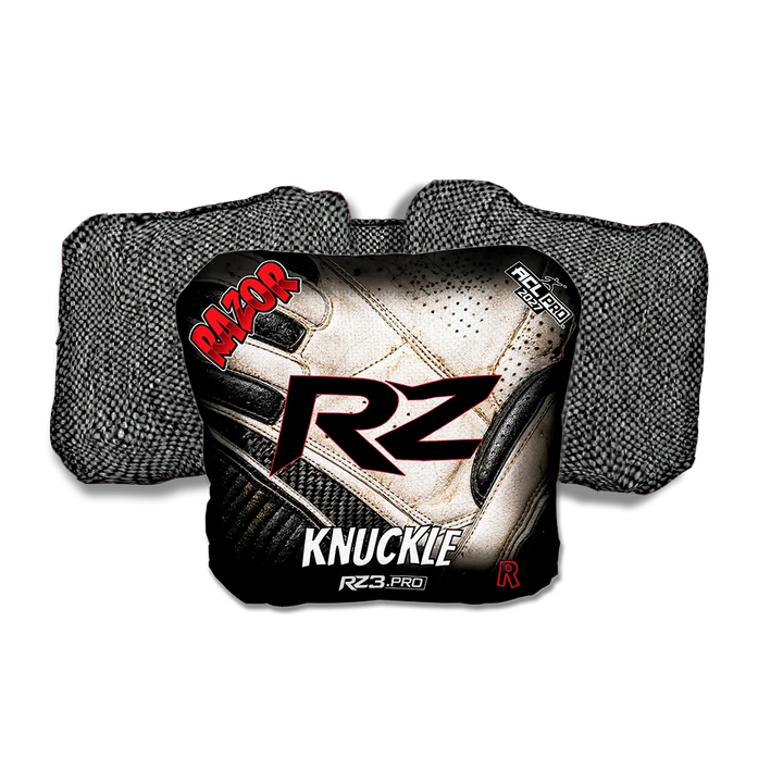 Knuckle PRO Clutch RZ Gray Back Cornhole Bags