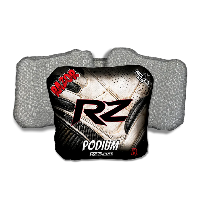 Podium PRO Clutch RZ Silver Back Cornhole Bags