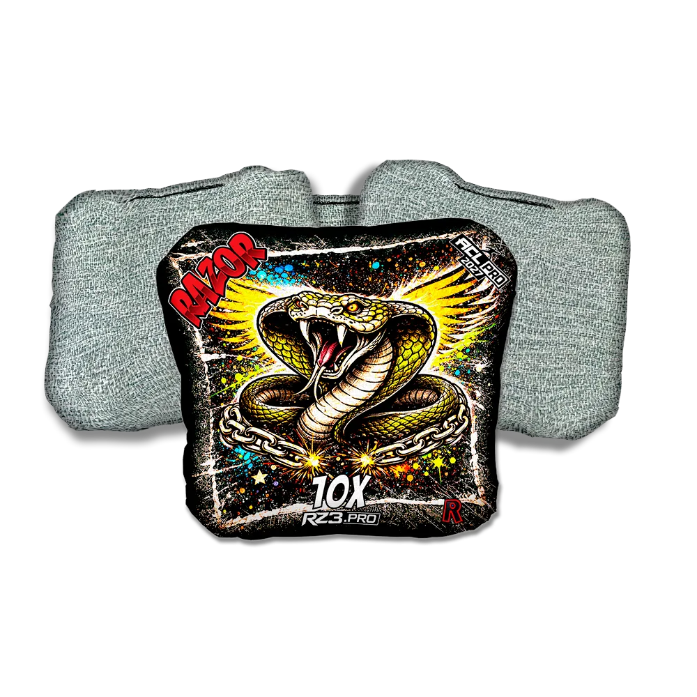 10 X PRO Cobra RT Light Back Cornhole Bags