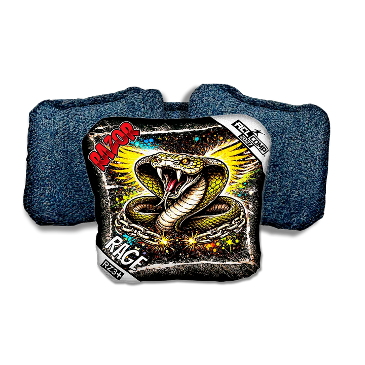 Rage COMP Cobra RT Blue Back Cornhole Bags