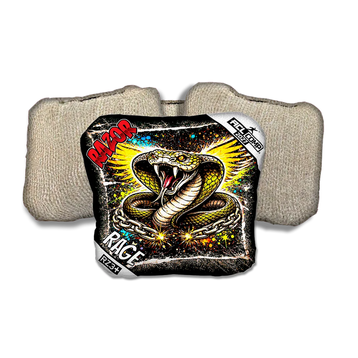 Rage COMP Cobra RT Tan Back Cornhole Bags