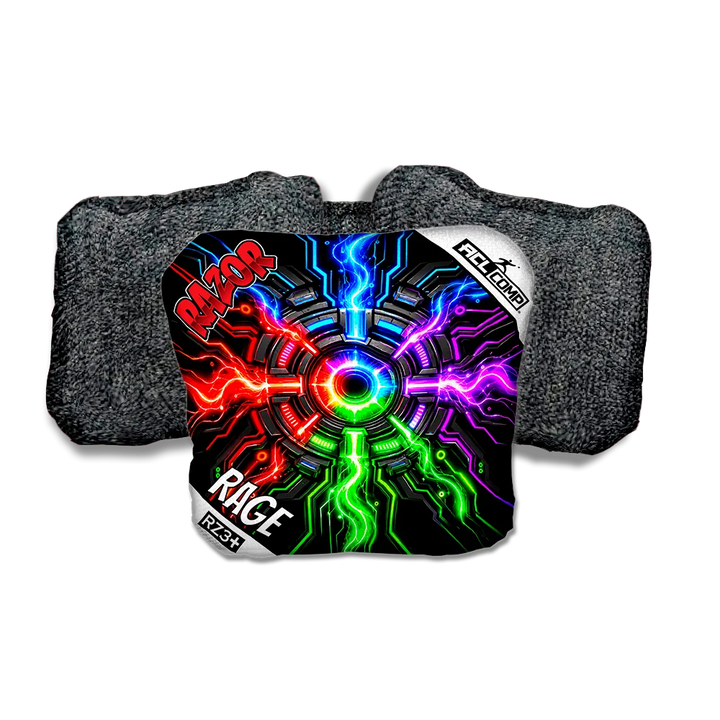 Rage COMP Connected Black Back Cornhole Bags