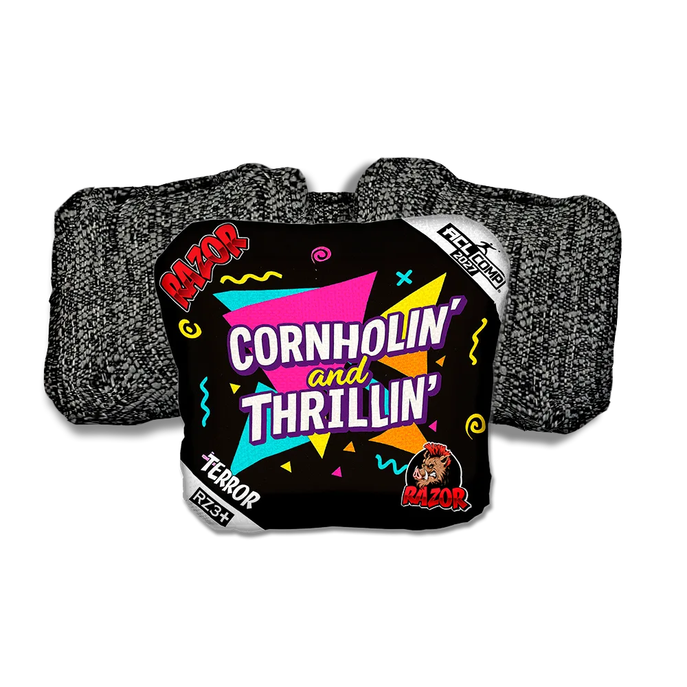 Terror COMP Cornholin Black Back Cornhole Bags