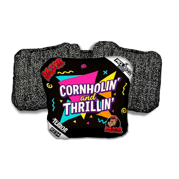 Terror COMP Cornholin Black Back Cornhole Bags