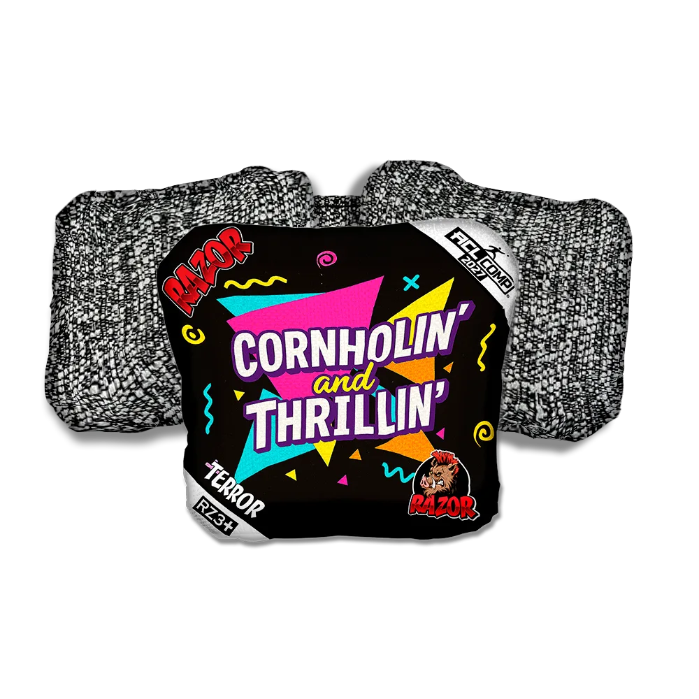 Terror COMP Cornholin Salt Pepper Back Cornhole Bags