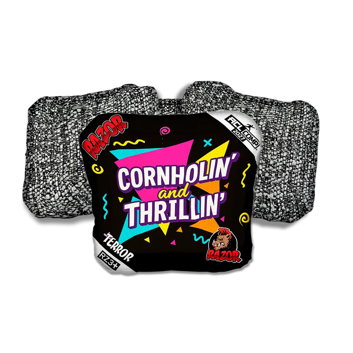 Terror COMP Cornholin Salt Pepper Back Cornhole Bags