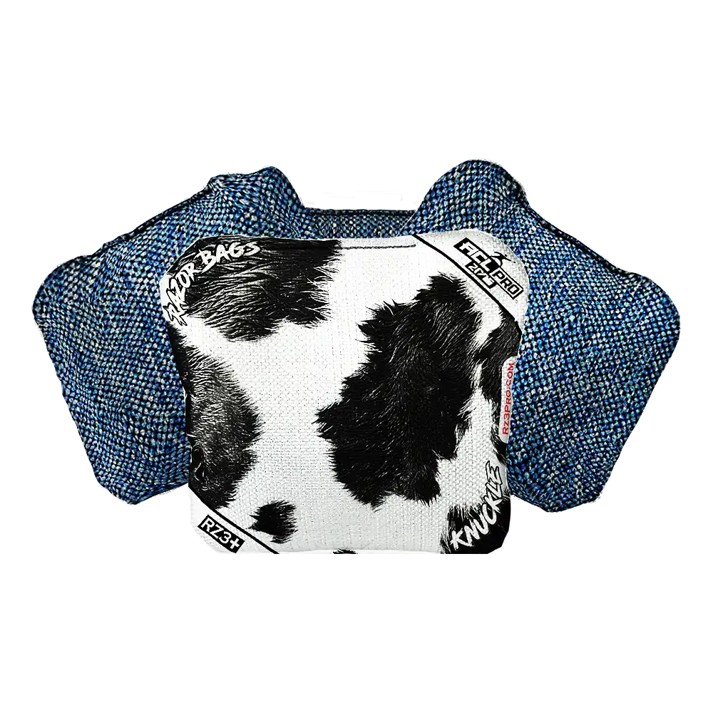 Knuckle | Cow Print | ACL PRO Razor Cornhole Bags