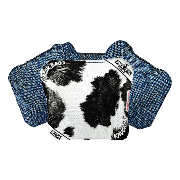 Knuckle | Cow Print | ACL PRO Razor Cornhole Bags