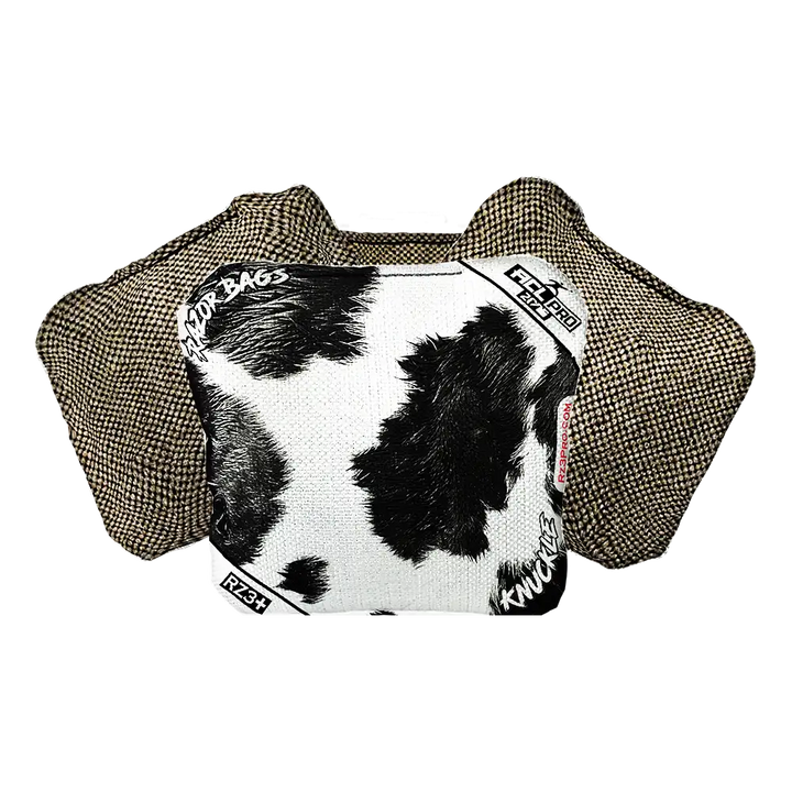 Knuckle | Cow Print | ACL PRO Razor Cornhole Bags