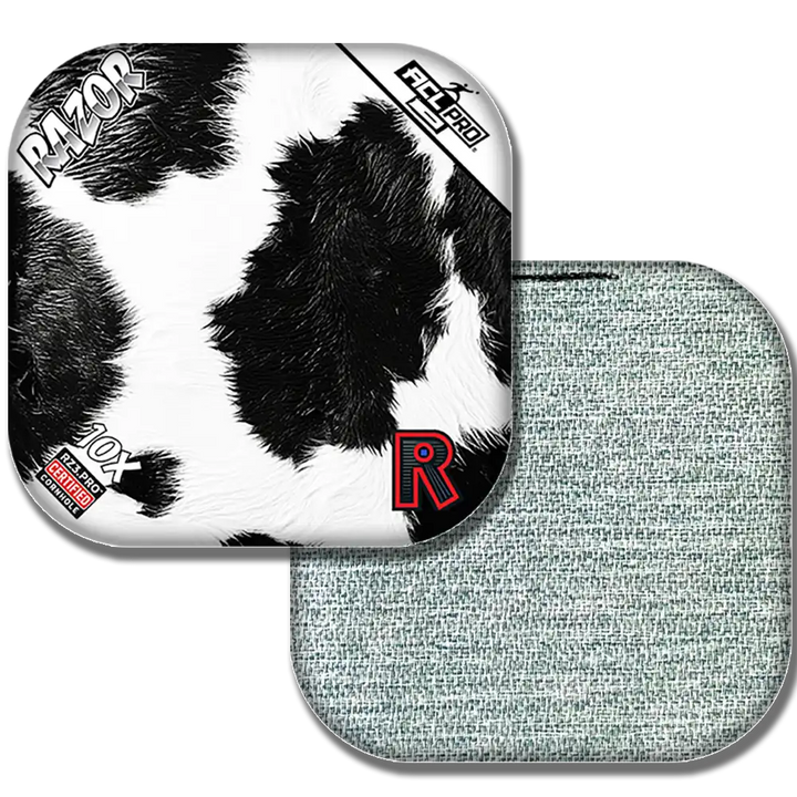 10X | Cow Print | ACL PRO Razor Cornhole Bags