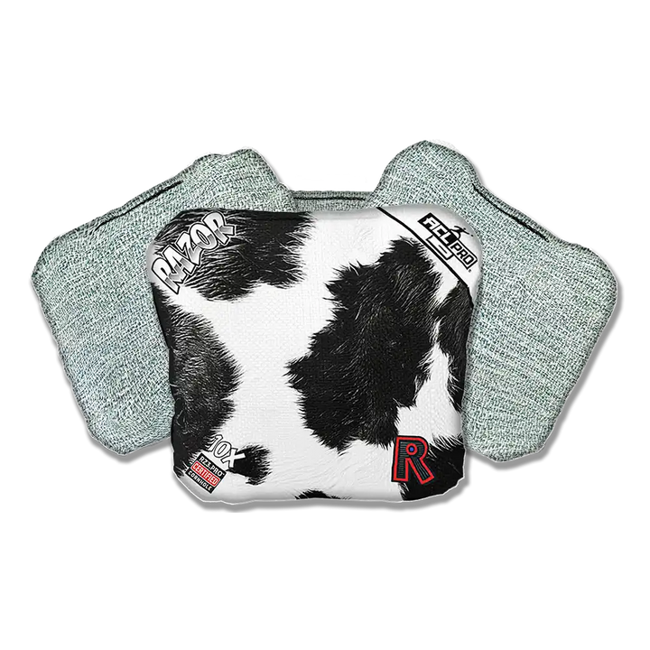 10X | Cow Print | ACL PRO Razor Cornhole Bags