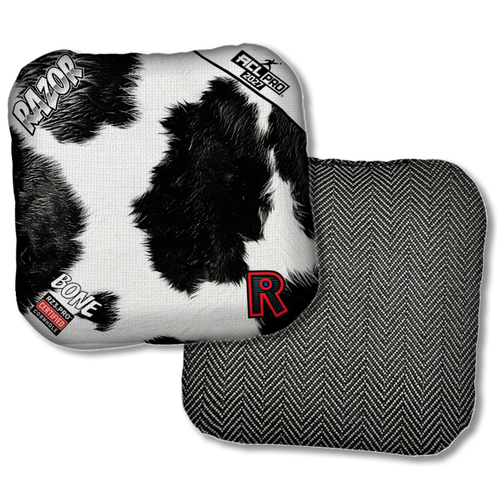 Bone PRO Cow Print Black Back Product View