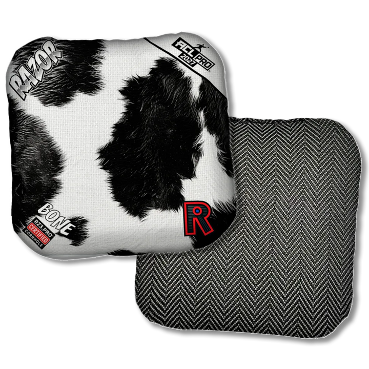 Bone PRO Cow Print Black Back Product View