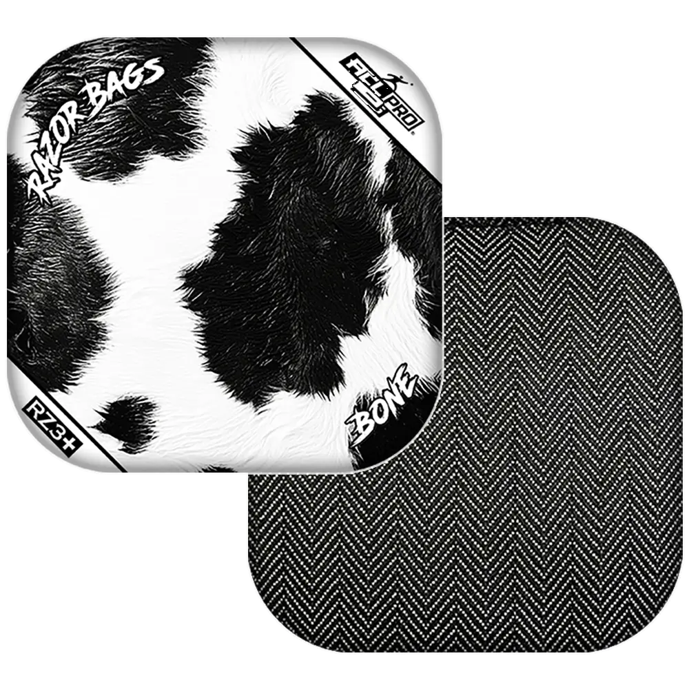 Bone | Cow Print | ACL PRO Razor Cornhole Bags