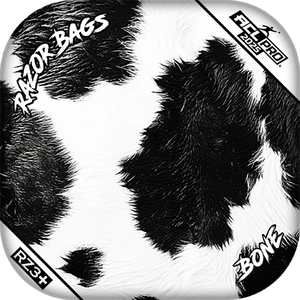 Bone | Cow Print | ACL PRO Razor Cornhole Bags