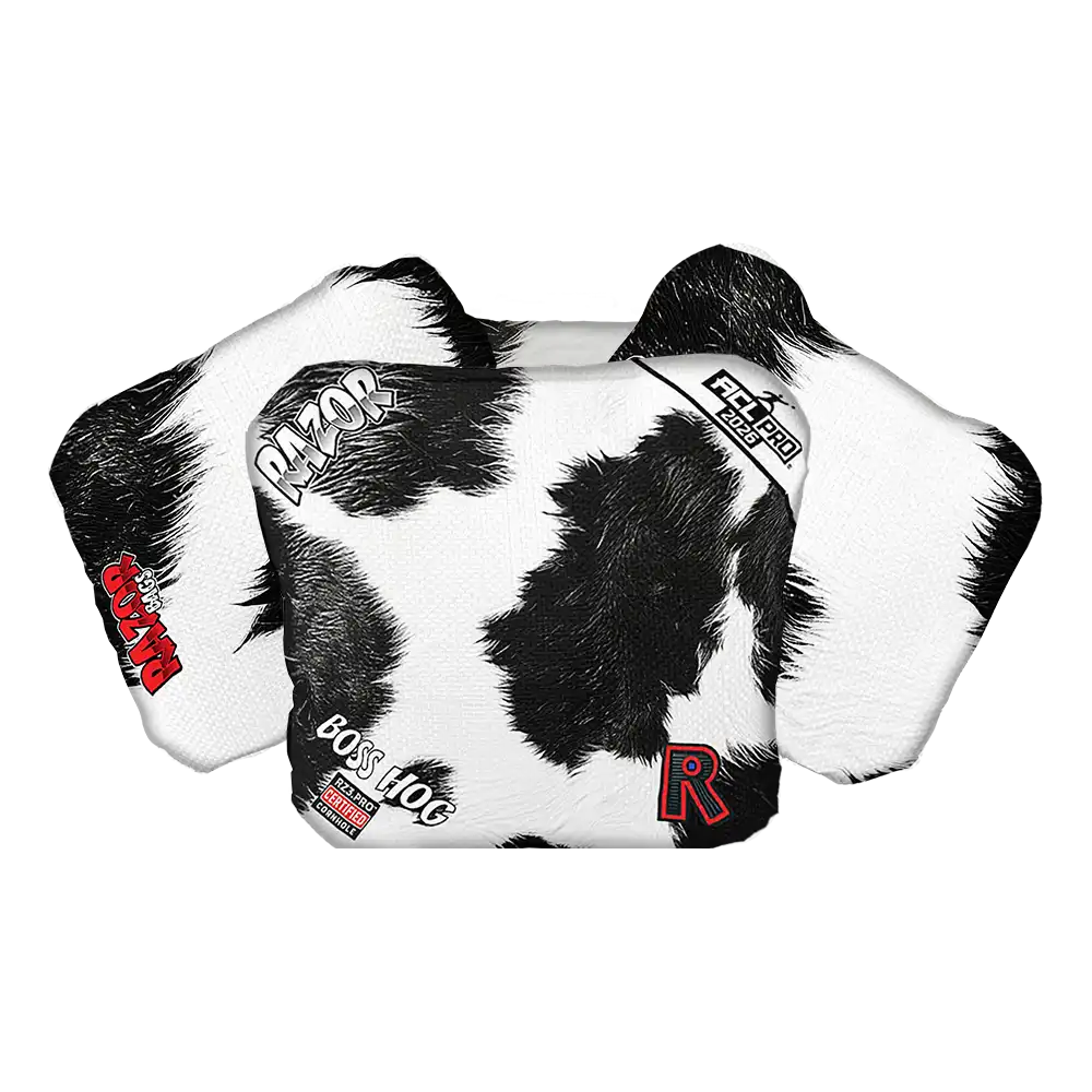 Boss Hog | Cow Print | ACL PRO Razor Cornhole Bags