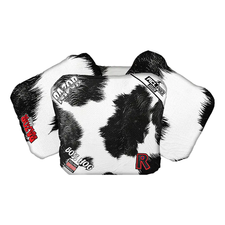 Boss Hog | Cow Print | ACL PRO Razor Cornhole Bags