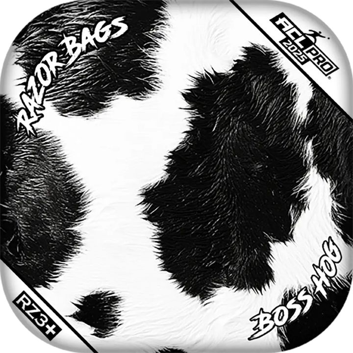 Boss Hog PRO | Cow Print | Razor ACL Cornhole Bags